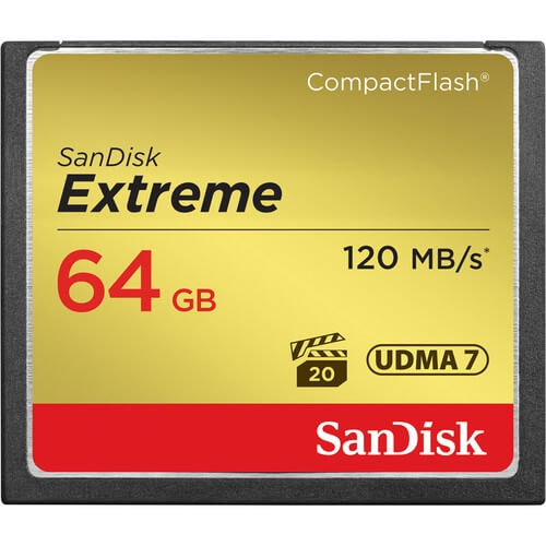 SanDisk 64GB Extreme CompactFlash rental