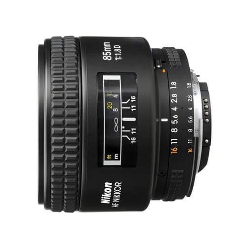 Nikon 85mm f/1.8D rental