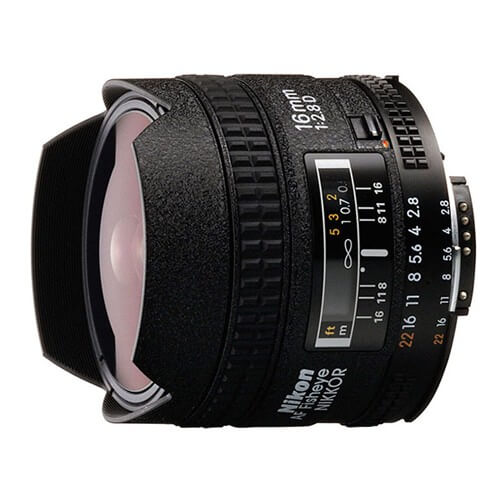 Nikon 16mm f/2.8D AF Fisheye rental