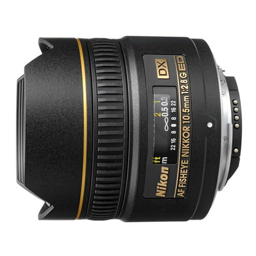 Nikon 10.5mm f/2.8G ED AF DX Fisheye rental