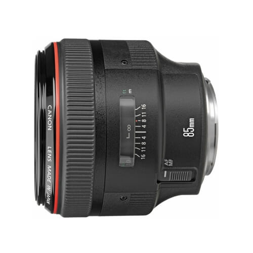 Canon 85mm f/1.2L II rental